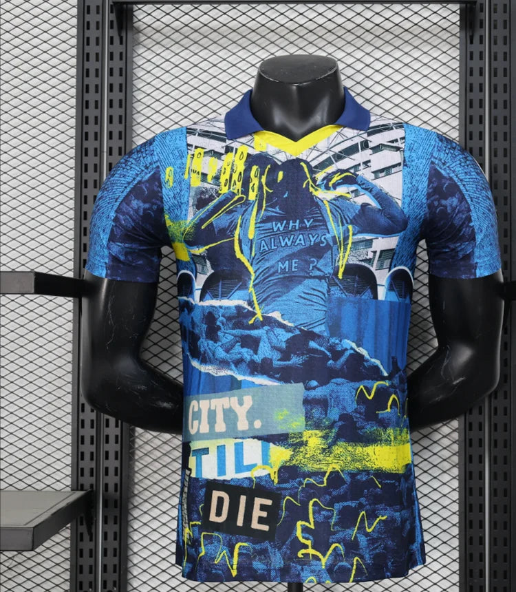 Maillots Homme Domicile Manchester City 25/26 Bleu S-XXL